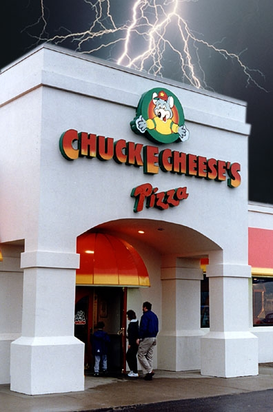 This Chuck E. Cheese, built upon the sweat and toil of thousands, shall stand as a proud testament to mankind for centuries to come.